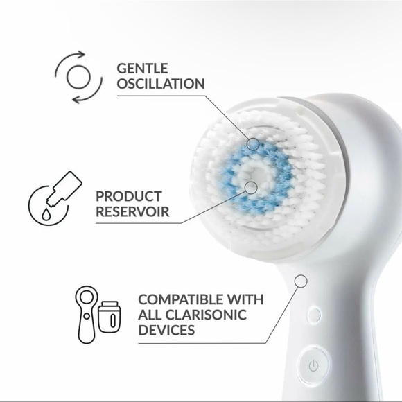G💎Authentic New Clarisonic Revitalizing Cleanse Brush Head Replacement Rare One - Picture 3 of 10